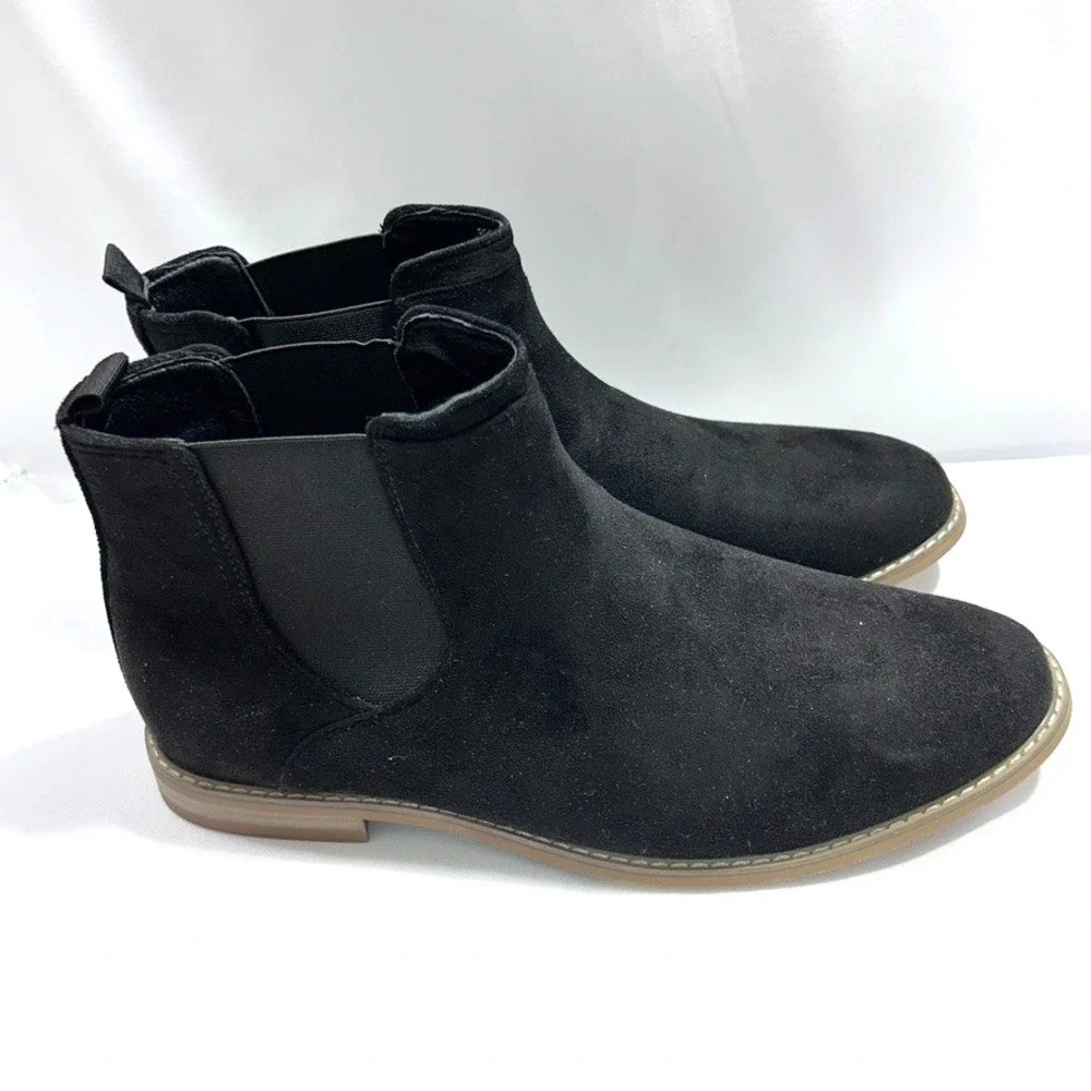 Vance Co Marshall Wide Width Chelsea Men's Black Boots US  Size WD 12‎ - No Box